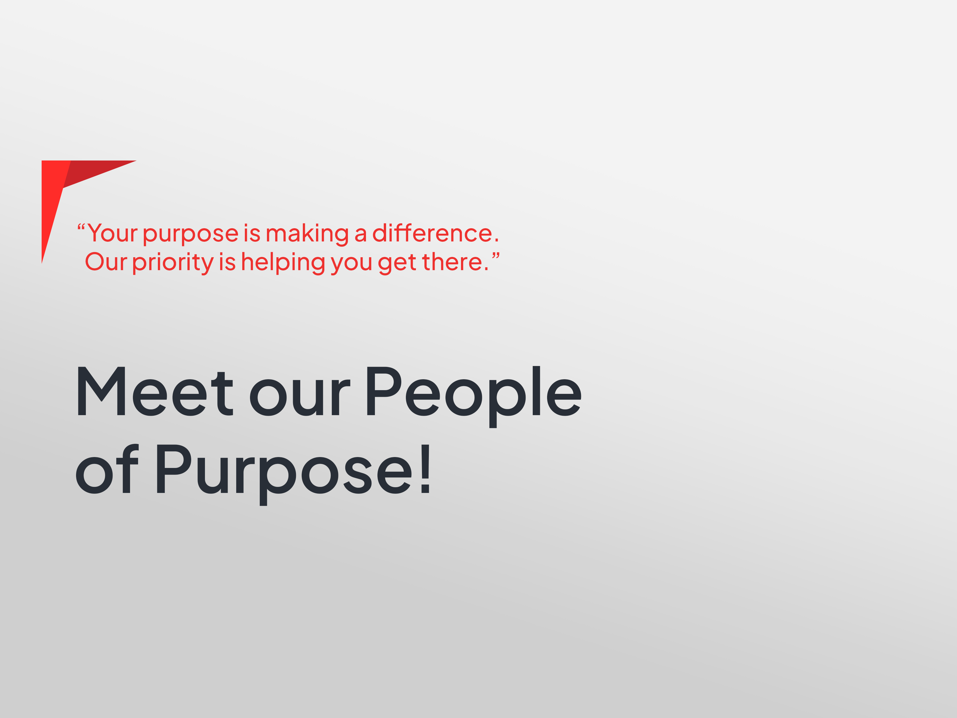Meet the Diligent People of Purpose